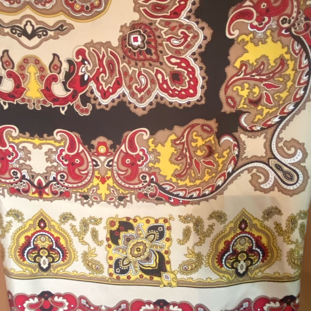 NWOT 100% silk wrap skirt